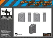 Black Dog 1/35 US 20L Jerry Cans (10pcs)