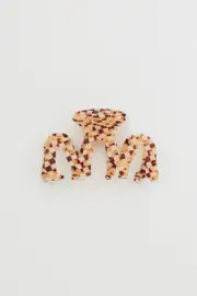 Check Swirl Claw Clip