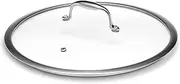 Tempered Glass Lid, 12-Inch Designed for HexClad Hybrid Cookware, Steam Vented, Dishwasher Safe
