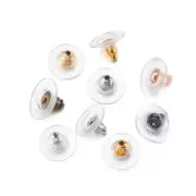 Rubber Earring Backs - Stud Earrings Earnuts Stopper Jewelry Findings 100-200Pcs
