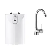STIEBEL ELTRON SNE 5 LCD Open Vented Water Heater With MES-G Gooseneck Tap