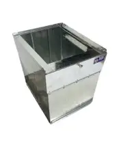 Flow Right 17" Galvanized Furnace Air Handler Filter Box CBC FRAHU17 Rectangular