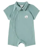 [Donsje] Donsje Baby Adriaen cotton playsuit M 9-12 green