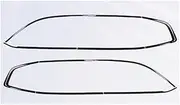 Full Window Frame Strips Trim Compatible for VW Tiguan 5N 2010~2017 Cover Silver Stainless Steel Sticke Styling Car Accessories(Carbon Fiber)