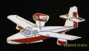 Lake Buccaneer LA-4-200 AMPHIBIAN LAPEL HAT PIN Amphibian Float PILOT CREW SOLO