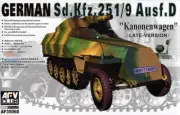 AFV35068 1:35 AFV Club German Sd.Kfz.251/9 Ausf D Kanonenwagen Late Version