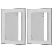7x5 Inch(178x123mm) 2 Pcs Self-Adhesive Access Panel with Air Vent Hole, Silver