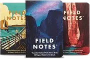 Field Notes: National Parks Series (Series A - Yosemite, Acadia, Zion) - Graph Paper Memo Book 3-Pack - 3.5 x 5.5 Inch