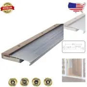 M-D Adjustable Aluminum & Hardwood Threshold - Easy Installation & Designer Look