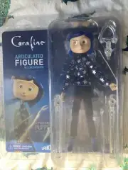 Coraline in Star Sweater Action Figure NECA Neil Gaiman Goth LAIKA Poseable