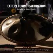 D Minor 22 Handpan Drum with Mallet Musical Instrument Handmade Steel Percussion