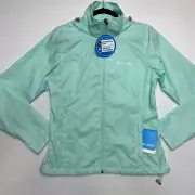 Columbia Switchback III Rain Jacket Women's SP Mint Green Hooded Coat NWT