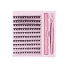 D Curl False Eyelashes Mixed Clusters Lashes DIY Lashes Extension