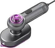 Travel Steamer Iron | Portable Fast Heating Clothes Iron Steamer,Rotatable Handle Garment Steamer with Non-stick Soleplate for Dry and Wet Ironing