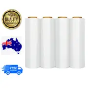 Moofer Stretch Film CLEAR Hand Use 500mm x 25UM Pallet Wrap (4 Rolls)
