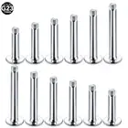 10Pcs/50Pcs G23 Titanium Piercing Labret Bar Labret Ring Earring Studs Replaceme