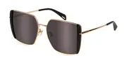 Police SPLL37E STAGEDIVE 12 300X Men's Sunglasses Gold Size 56