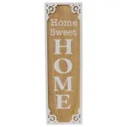 Willow & Silk Wooden 80cm 'Home Sweet Home' Plaque Sign Wall Art/Home/Room Decor
