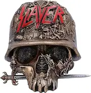 Nemesis Now Slayer Helmet Skull Trinket Box 17.5cm, Resin, Bronze, Officially Licensed Slayer Merchandise, Skull Trinket Box, Spacious Yet Stylish, Cast in The Finest Resin, Expertly Hand-Painted