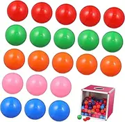 WHAMVOX 100pcs Colorful Table Tennis Balls Durable Game Props for Parties Events Easy to Recognize Raffle Balls Bright Colors for Game Nights Celebrations