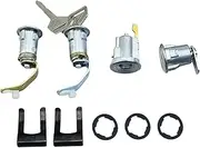 Ignition Cylinder Lock with Keys Kit Fit for Toyota Land Cruiser 40 Series FJ40 FJ43 FJ45 BJ41 BJ42 BJ44 BJ46 HJ47 1969-1986 Replace 69005-90316 6900590316