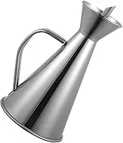 Leakproof Stainless Steel Oil Dispenser Drip Vinegar and Sauce Container for Kitchen Cooking and Seasoning