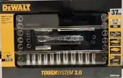 Dewalt 37 pc 3/8 in Socket Set W/ ToughSystem® 2.0 Tray & Lid DWMT45400