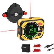 3-in-1 Digital Angle Gauge Magnetic with Laser Level, Rechargeable Digital Le...