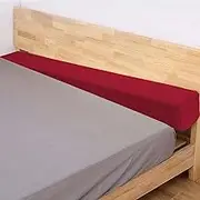 High Density Foam Rectangle Headboard Cushion for Single Bed - 45D Wall Mattress (5 x 10 x 120 cm White)