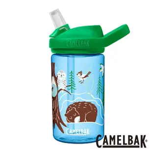 【CAMELBAK】400ml eddy+兒童吸管運動水瓶RENEW(運動水瓶/隨行杯/水壺/吸管水壺/旅行)