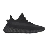 adidas Yeezy Boost 350 V2 Lace Up Mens Black Sneakers Casual Shoes HQ4540