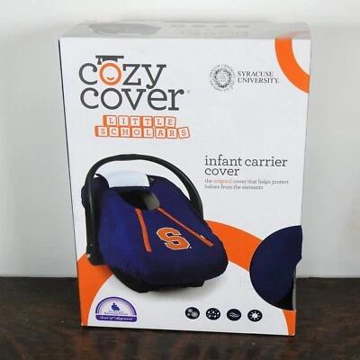 NCAA Syracuse University Orange COZY COVER Little Scholars Infant Carrier Cover