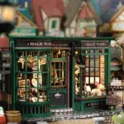 Magical Doll House Wooden 3D Puzzle Handmade Assembly Building Model Kit