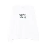 [Calvin Klein] Calvin Klein Logo-print Sweatshirt M WHITE