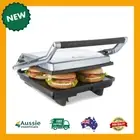 4 Slice Sandwich Maker Press Large Grill Non Stick Electric Jaffle Grill Toast