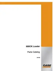 Case 680CK Loader Backhoe Parts Catalog Manual Exploded View Diagrams Book