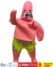 Adult Patrick Star Costume Mens Halloween Spongebob Squarepants Mascot