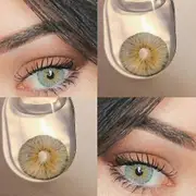 1 Pair York Blue Cosmetic Contact Lenses Small Pupil Contact Lens Cosmetic B NEW YORK GOSH GRAY