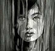 Pubali Datta,Mixed Media,Portrait On Paper, w/ Authenticity Letter,Best of 2013