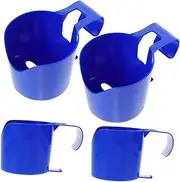 BESPORTBLE 4pcs Plastic Pool Cup Holders Durable Non Tipping Beverage Racks for Summer Fun for Drinks Beer and Wine