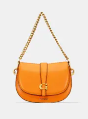 GUESS Women's Orange Kuba Mini Crossbody Bag