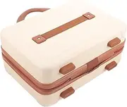 [DRESSOOS] Cosmetic Case for Travel Makeup Storage Suitcase Boxes Lightweight Stylish Plastic Design