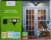 NEW Solar-Powered LED Outdoor Security Light w/ Motion Detection - Mainstays