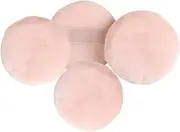 [FOMIYES] Loose Powder Puff Makeup Sponge Puff 4pcs Round Non-fluorescer for Gentle Foundation Application for Salon Home