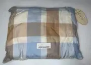 NWT PETER ALEXANDER LADIES BLUE TAN FLANNEL PYJAMA SET SIZE 3+ / AU 24 - 26