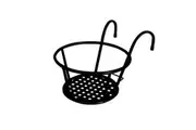 Levede Flower Holder Wall Storage - Black