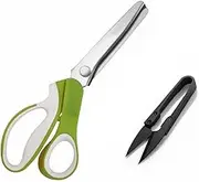 Pinking Shears by Phildim - Zig-zag Scissor for Fabric Leather & Paper - Pinking Dressmaking Sewing Scissors PD-046-UK-B