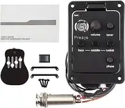 Acoustic Guitar Pickup, Guitar Pickup Tuner, Preamp Equalizer System, Acoustic Transducer Device Volume Control Pickup Guitar Recording Preamp Acoustic Pickup Tuner Low Battery Indicator