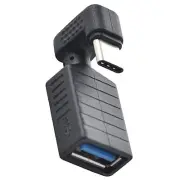 Type C Male to USB 3.0 A Female OTG Adapter Converter 180 Degree