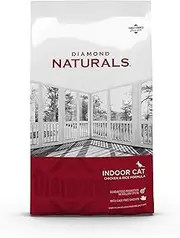 Diamond Naturals Premium Real Meat Recipe Dry Indoor Cat Food with Protein from Cage-Free Chicken, Antioxidants, Probiotics to Support Healthy Immune and Digestive Systems 18lb